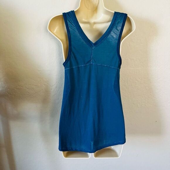 Target | Vintage XS “Explore” sleeveless v neck slub tank blue - Picture 5 of 9